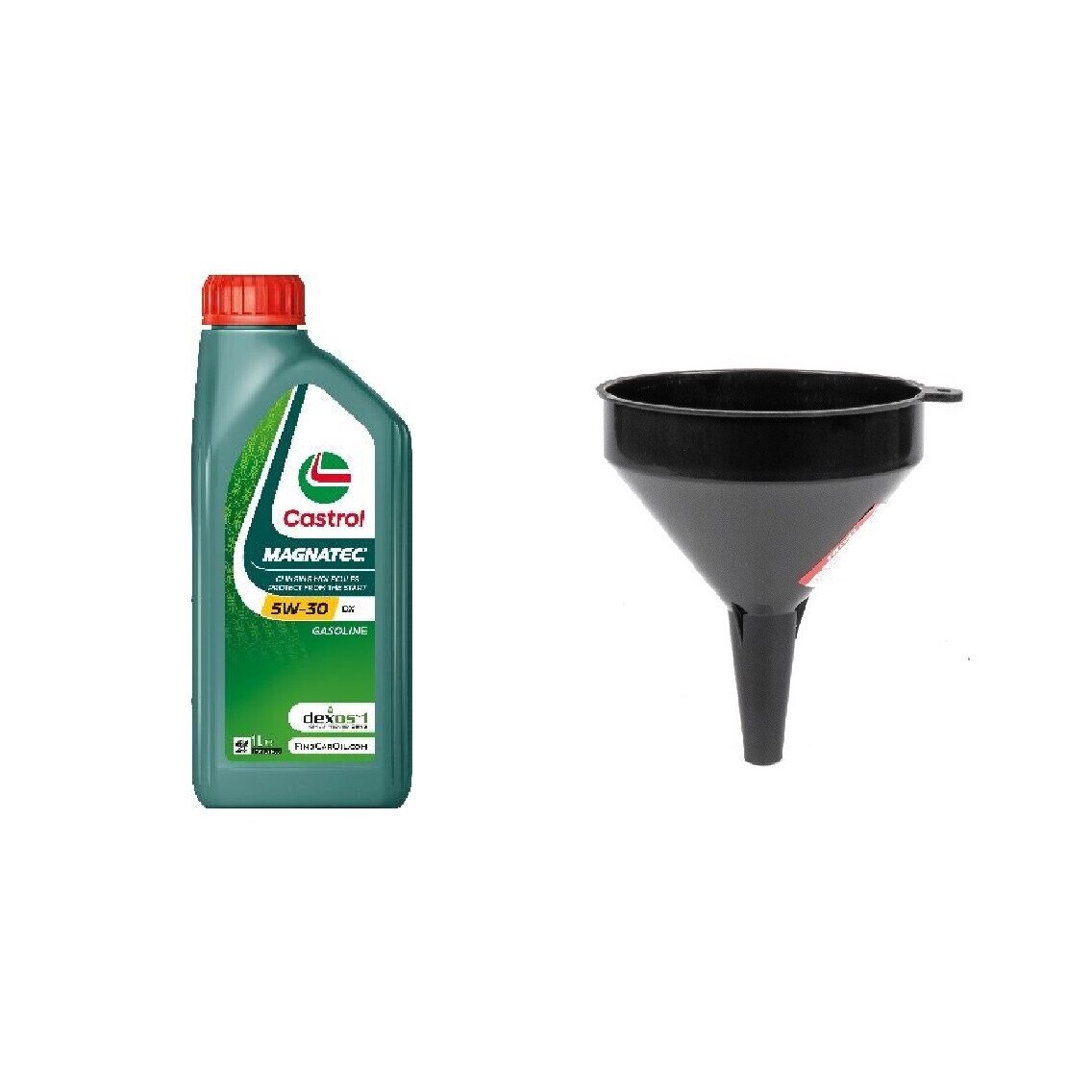 Set ulei motor 1L Castrol Magnatec DX 5W30 + palnie 10cm